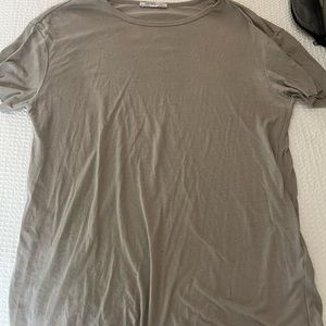 Grey ish brown zara t shirt